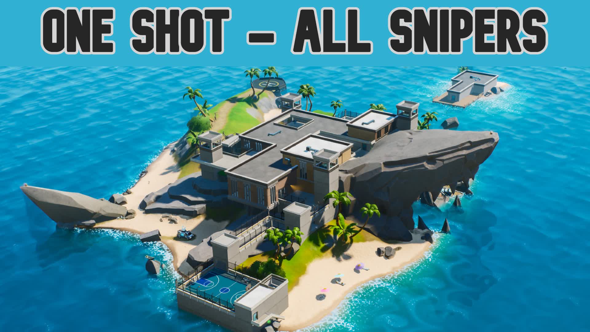🎯ONE SHOT SHARK - ALL WEAPONS — Fortnite Creative map
