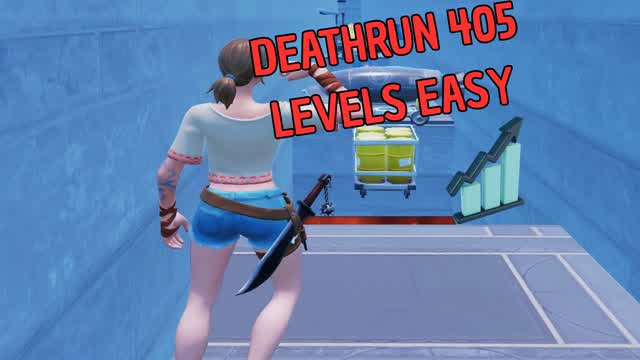 DEATHRUN 405 LEVELS EASY — Fortnite Creative map