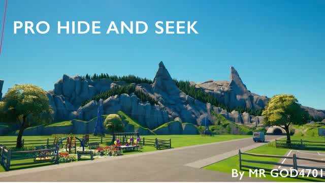 ✔️💥PRO HIDE AND SEEK💥✔️ — Fortnite Creative map cover art