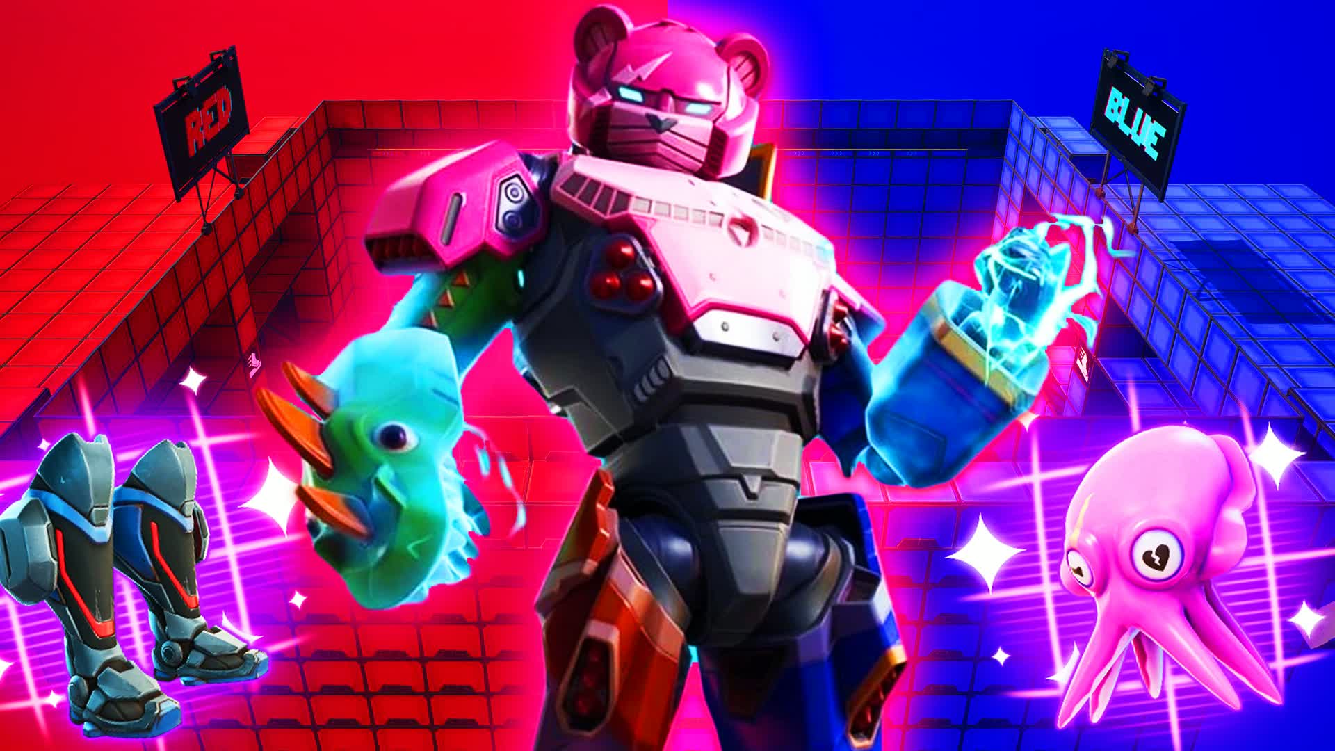 RED VS BLUE 67🔴🔵[RVB UNC] — Fortnite Creative map