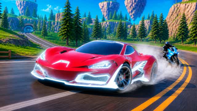 💎DRIVE AND FIGHT — Fortnite Creative map