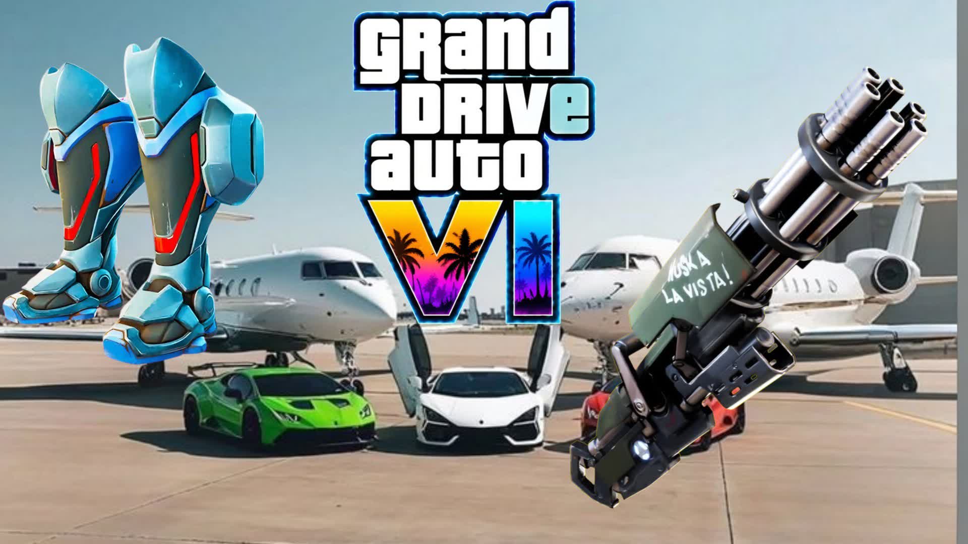 GDA VI {}[][GRAND DRIVE AUTO VI [][]!!! — Fortnite Creative map