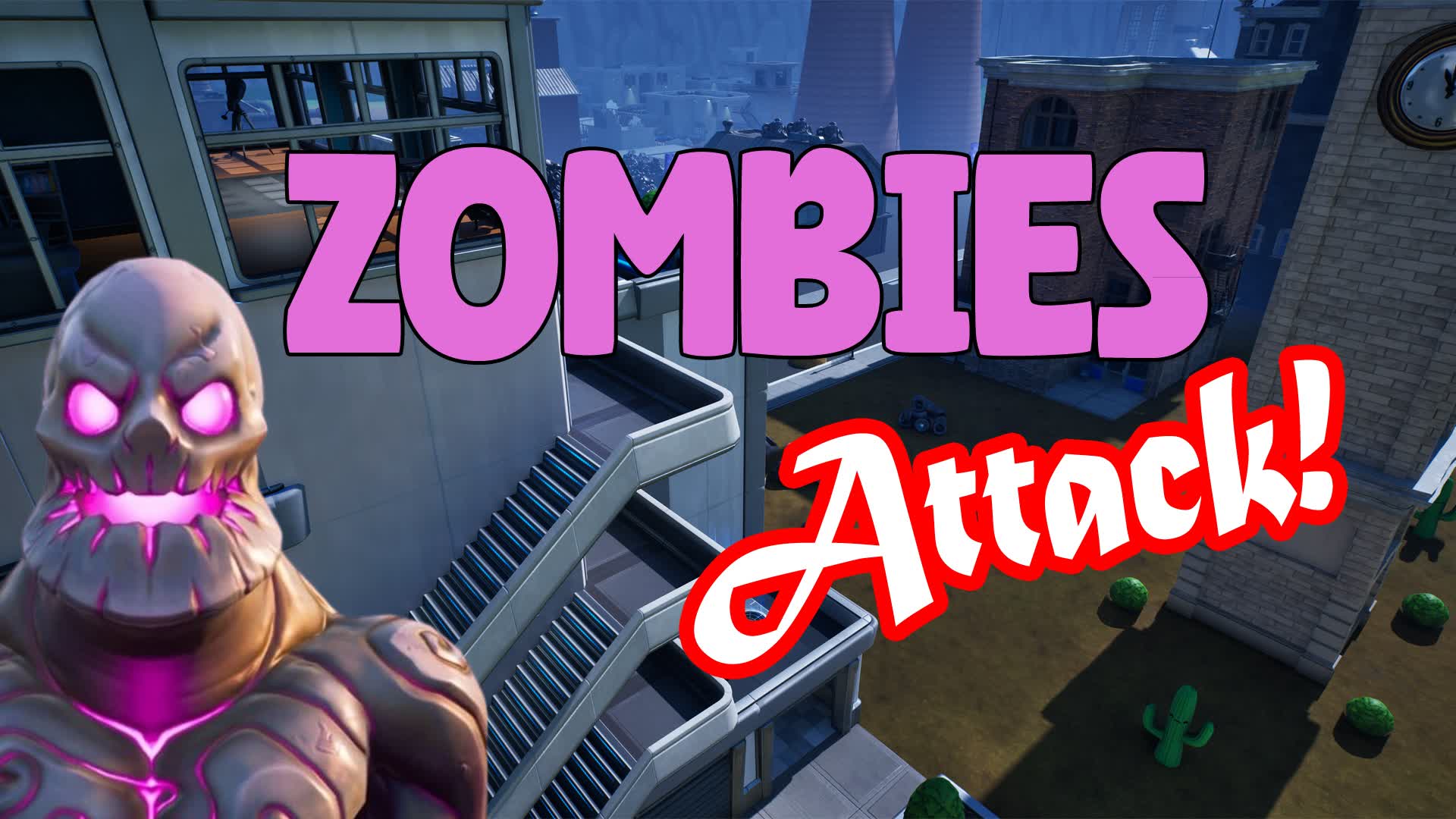 ZOMBIES ATTACK — Fortnite Creative map