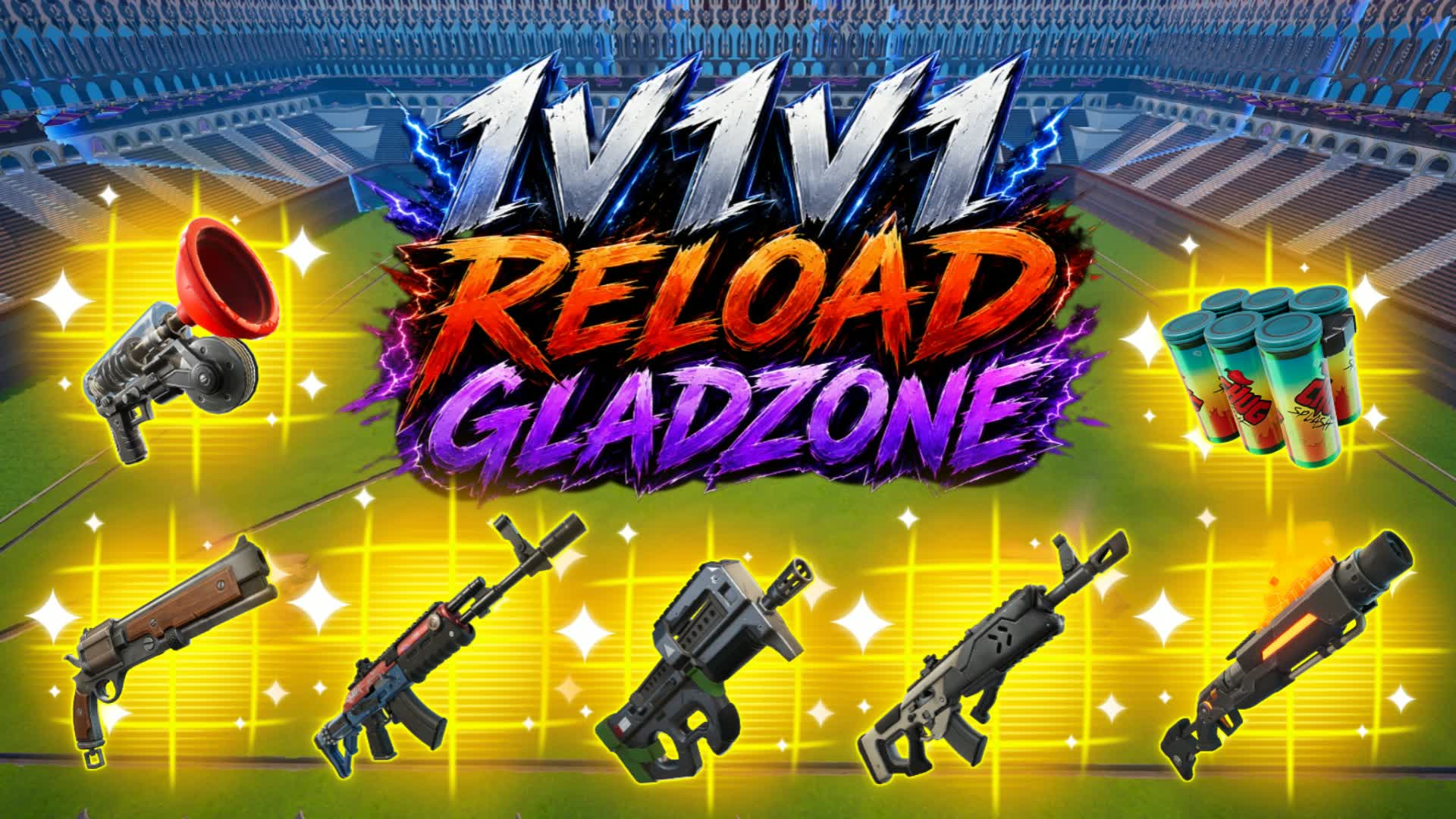 1V1V1 Reload_glad — Fortnite Creative map