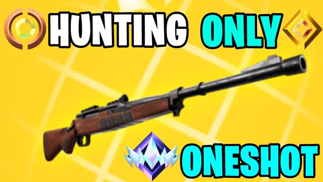 🔫 HUNTING RIFLE ONLY 🎯 ONE SHOT 🔫 — Fortnite Creative map cover art