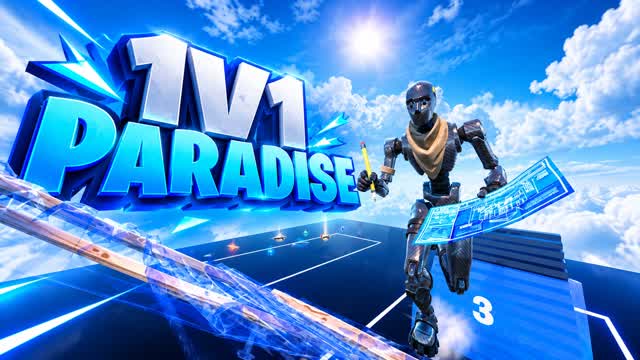 🌤️1V1 PARADISE MAP🌤️ — Fortnite Creative map