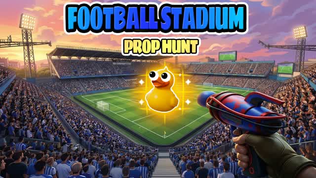 HIDE AND SEEK FOOTBALL STADIUM PROP HUNT — Fortnite Creative map