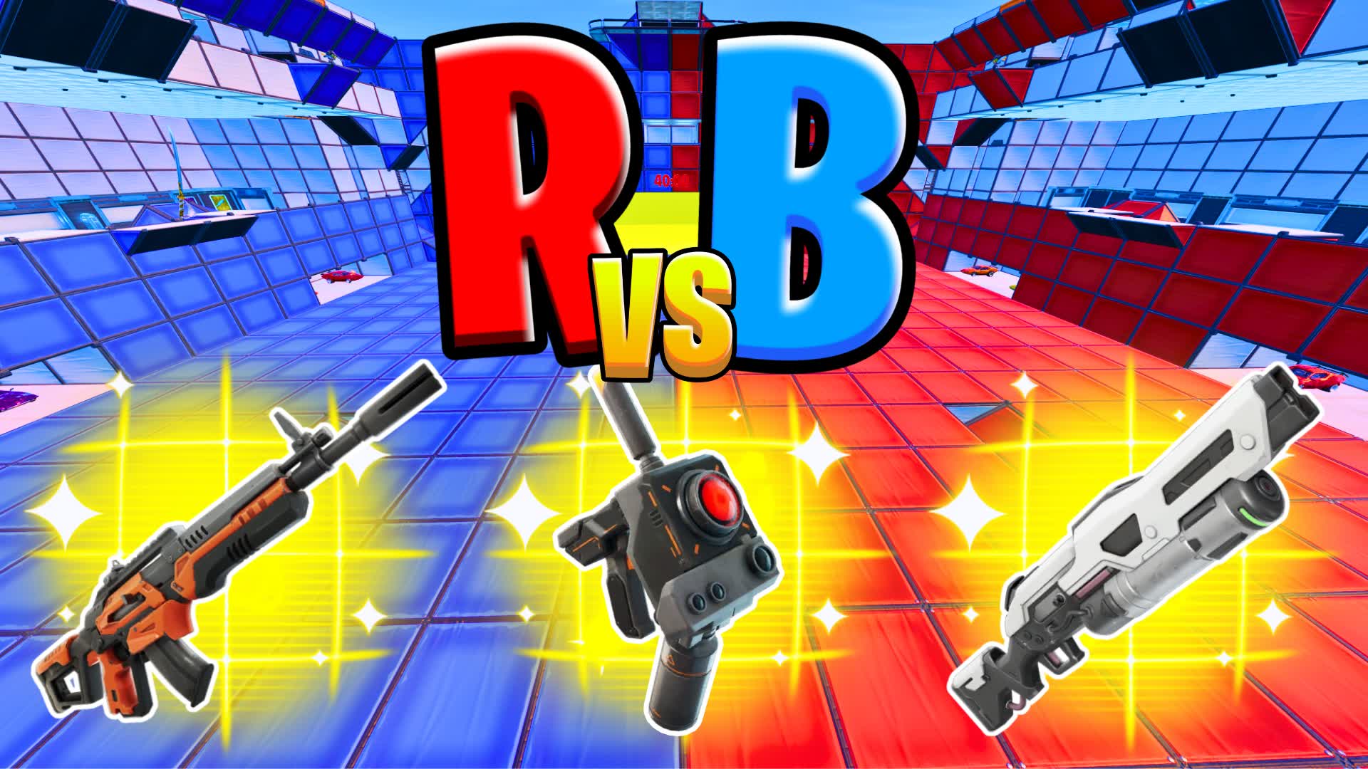 R vs B Arena Zone War — Fortnite Creative map