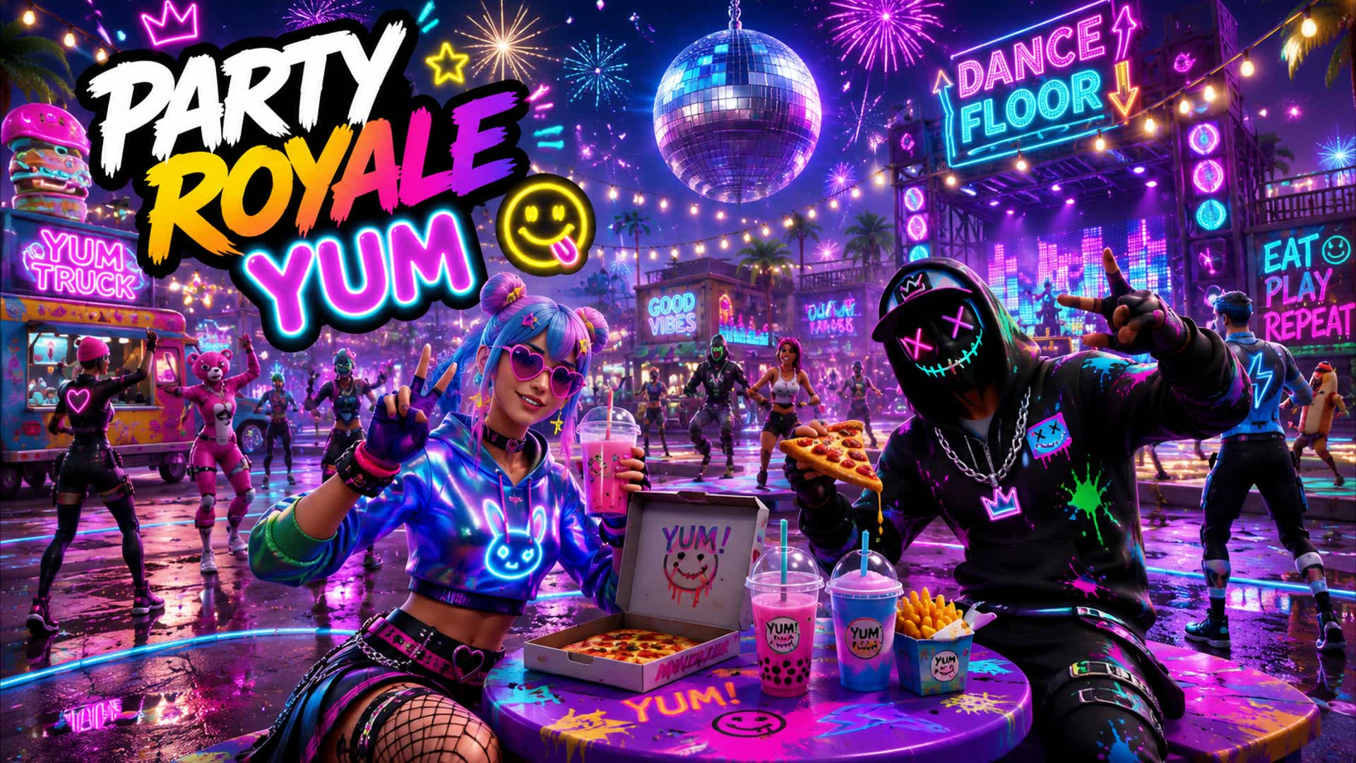 ✨ 2.0 Party Royal YUM — Fortnite Creative map