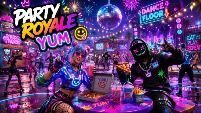 ✨ 2.0 Party Royal YUM — Fortnite Creative map cover art