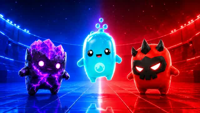 RED VS BLUE SHATTER MODE 🔴🔵 — Fortnite Creative map cover art