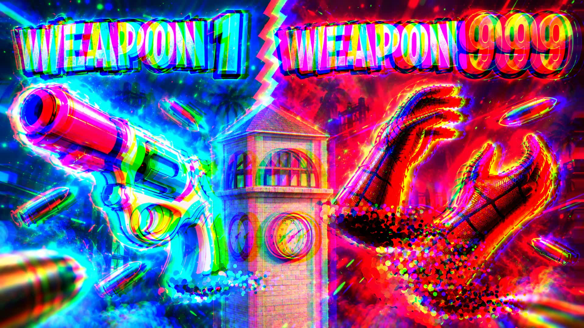 🌴NEW! GUN GAME AND DRIVING CARS🚗 — Fortnite Creative map