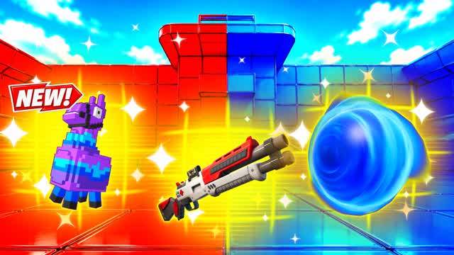 RED VS BLUE HEADWIND 🔴🔵 — Fortnite Creative map cover art