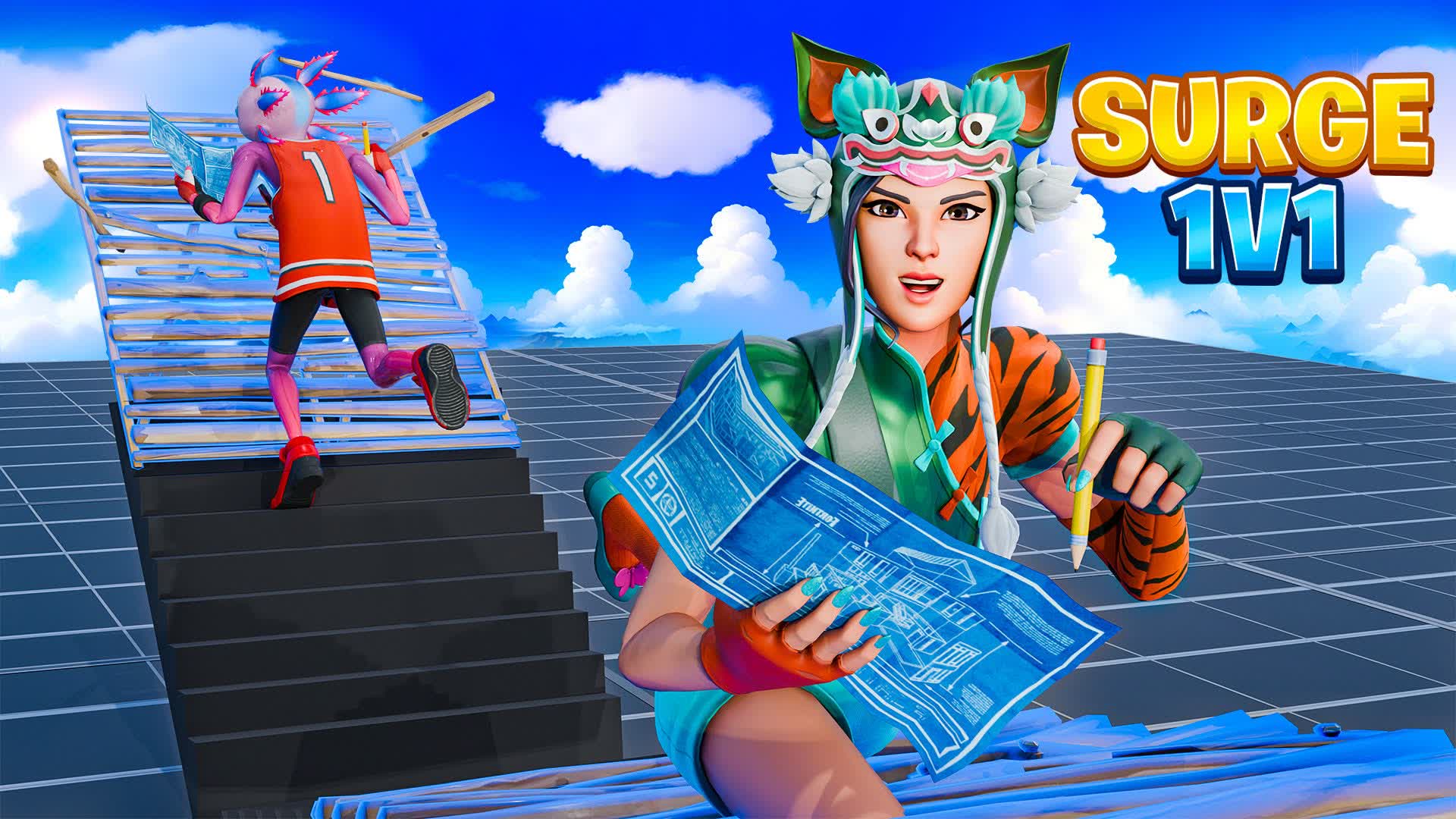 SURGE 1V1 — Fortnite Creative map