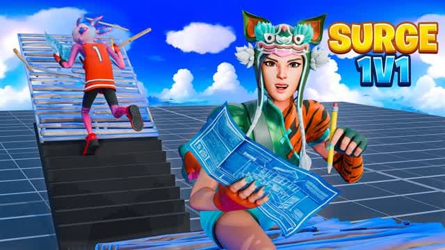 SURGE 1V1 — Fortnite Creative map cover art