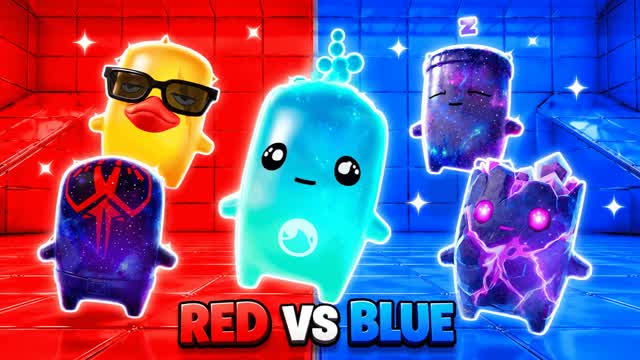 BLUE VS RED CLEAR SIGNAL 🔵🔴 — Fortnite Creative map cover art