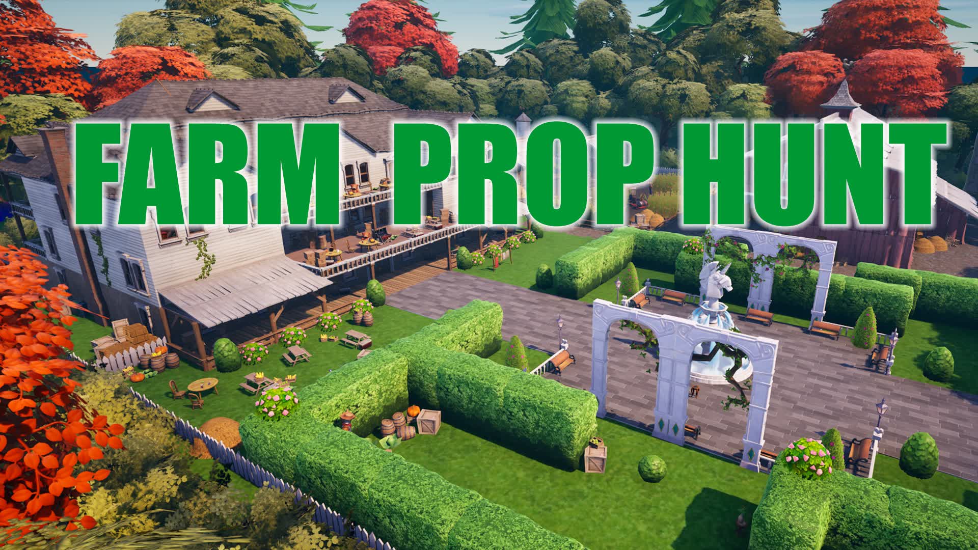 farm prop hunt — Fortnite Creative map