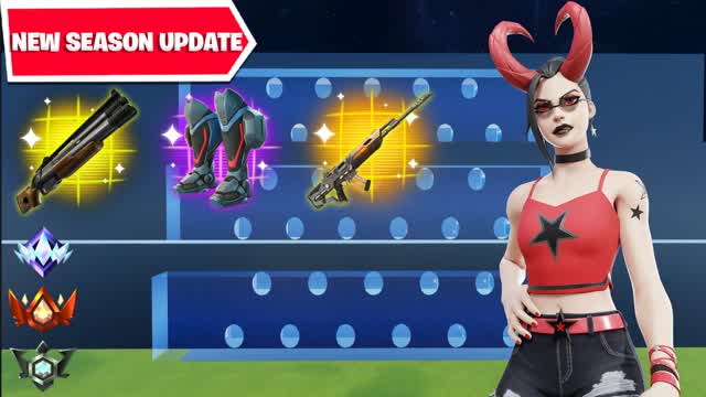 32 Player Zone Wars - Ranked [LightBot] — Fortnite Creative map cover art
