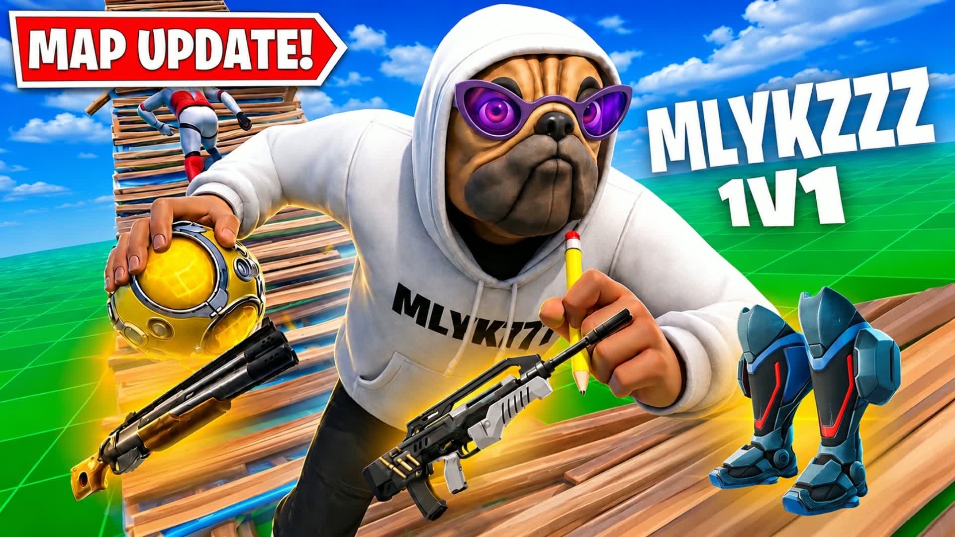 MLYKZZZ 1V1 BUILD FIGHTS (200 PUMPS) — Fortnite Creative map