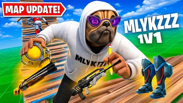 MLYKZZZ 1V1 BUILD FIGHTS (200 PUMPS) — Fortnite Creative map
