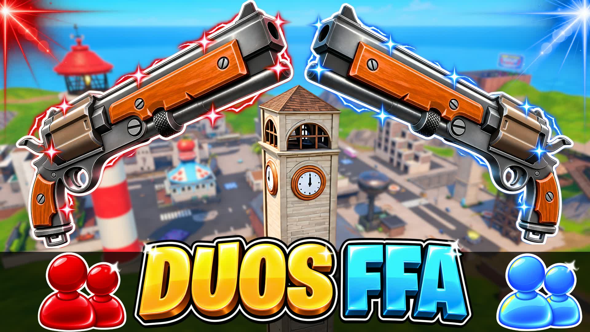 DUOS FFA — Fortnite Creative map