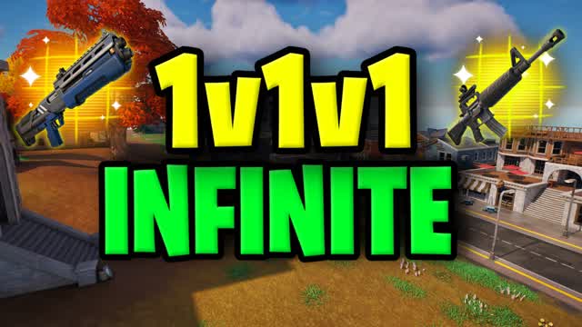 INFINITE 1v1v1 FREE FOR ALL — Fortnite Creative map