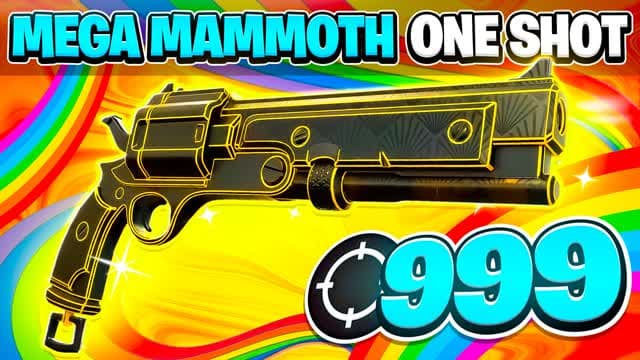 ⭐ MEGA MAMMOTH ONLY ONE SHOT 🎯 — Fortnite Creative map cover art