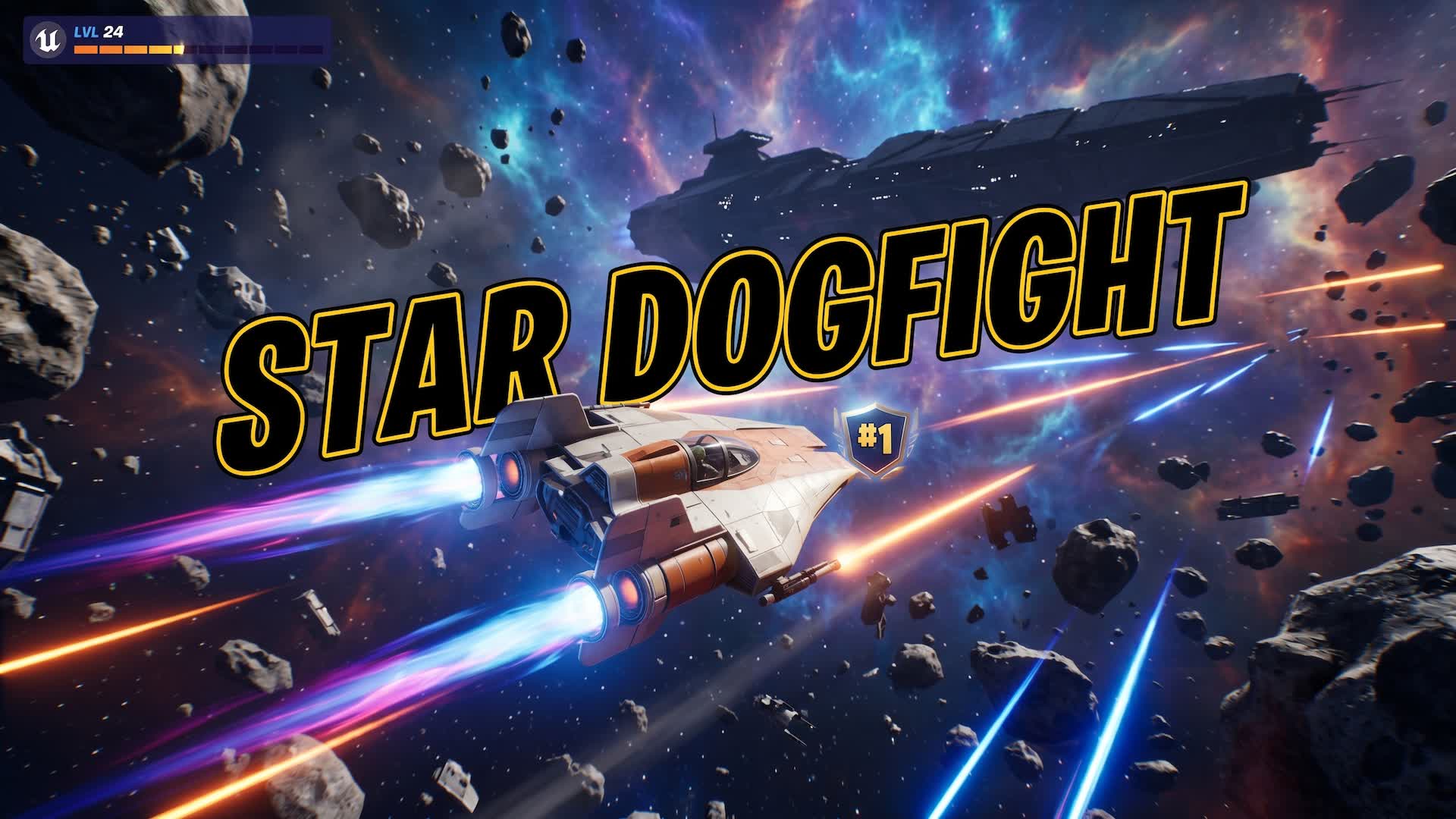 SPACE DOGFIGHT FFA — Fortnite Creative map
