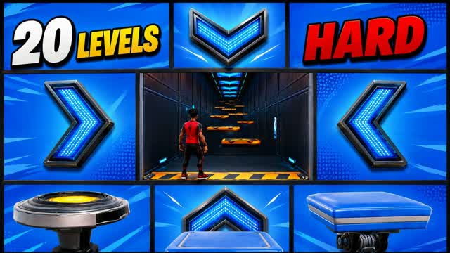 PARKOUR HARD 3571 [vkm] — Fortnite Creative map cover art