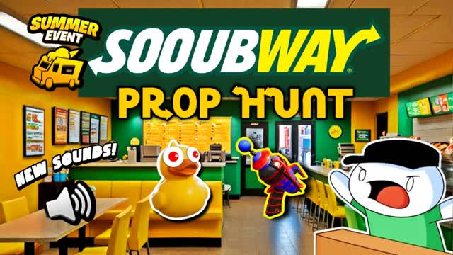 Sooubway Prop Hunt 🥪 — Fortnite Creative map cover art