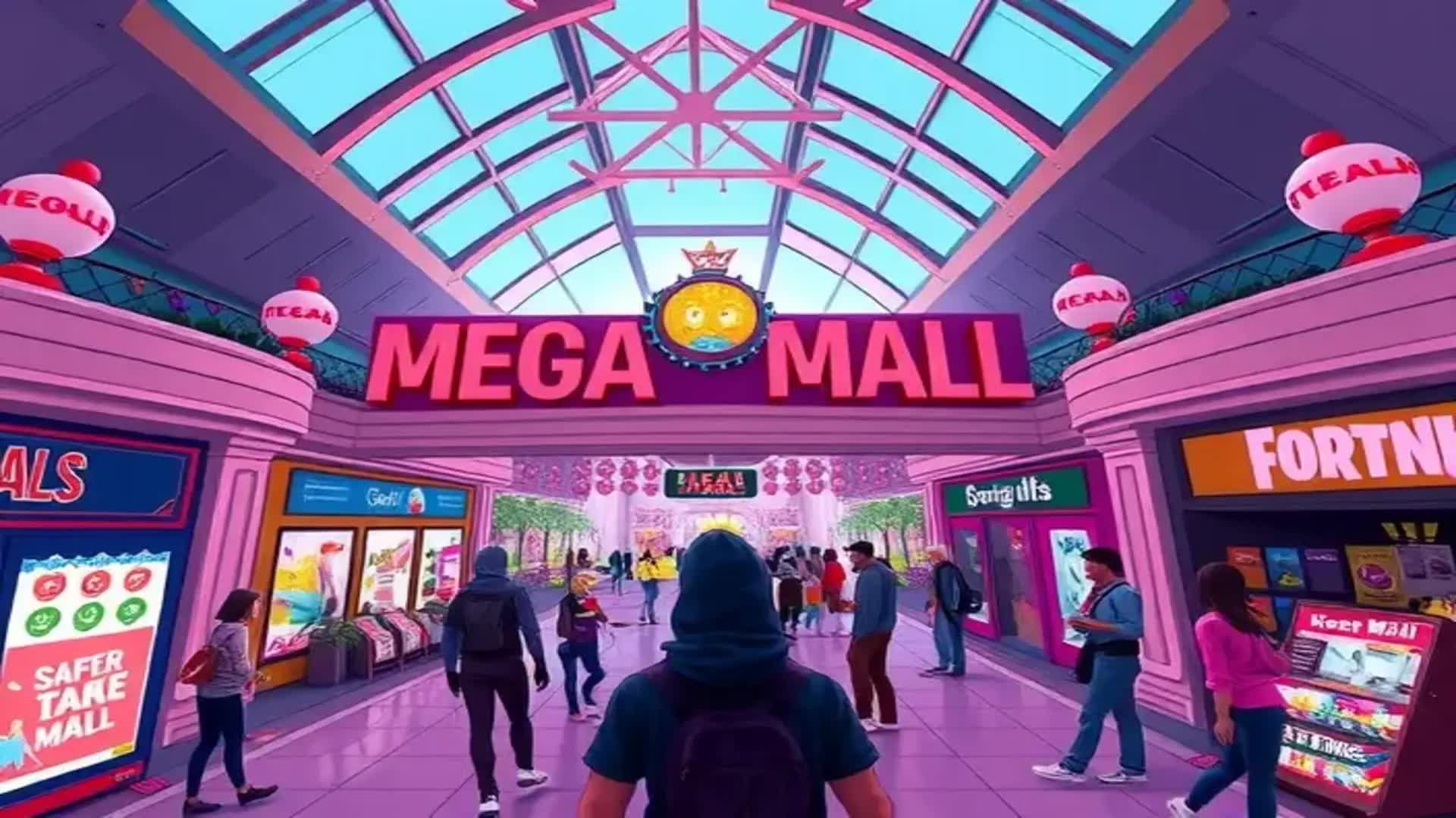 MEGA MALL Simulator — Fortnite Creative map