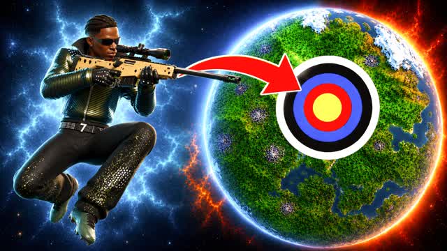 🎯ZIZ TRICKSHOT PARKOUR 125 LEVELS!! — Fortnite Creative map