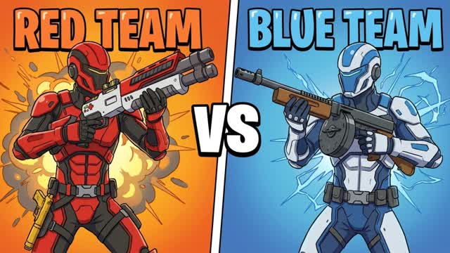 Red vs blue ( quentin_244 ) — Fortnite Creative map