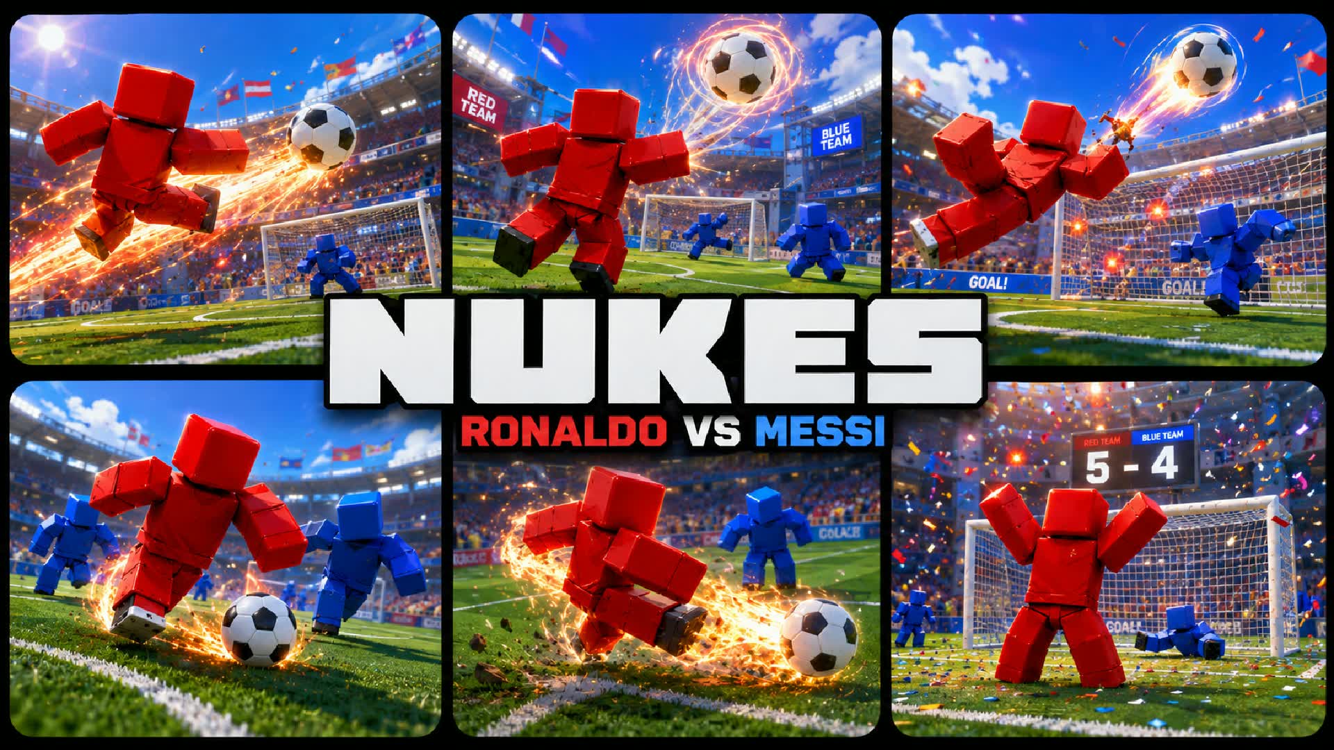 RONALDO VS MESSI RVB NUKES [ RIVALS ] — Fortnite Creative map