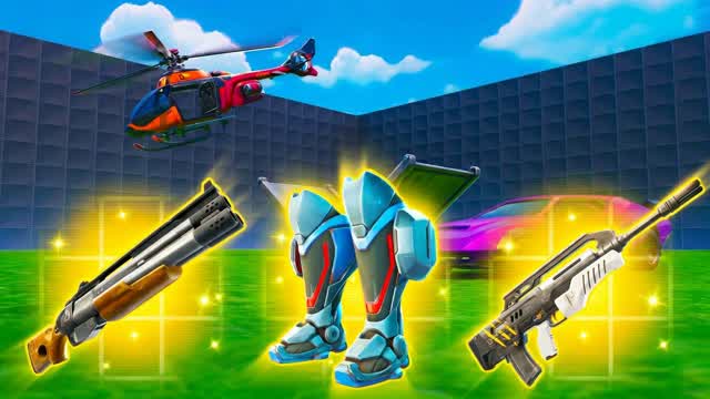 1V1 WITH EVERY GUN - FFA — Fortnite Creative map cover art