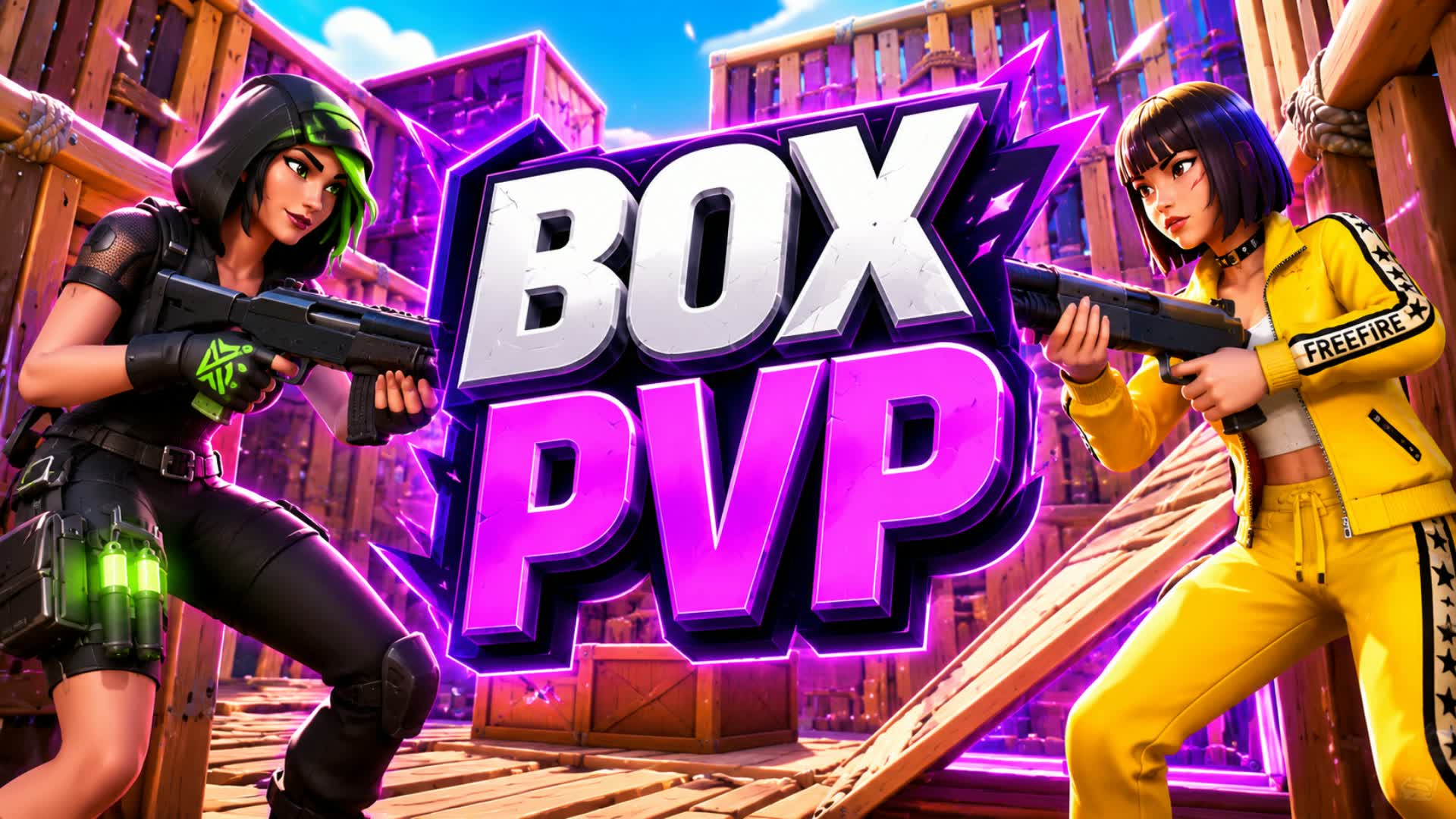 📦B BOX PVP ⚔️ — Fortnite Creative map