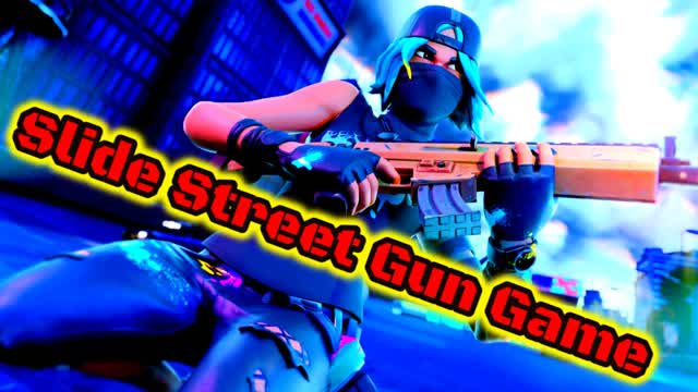 Slide Street GUN GAME — Fortnite Creative map cover art