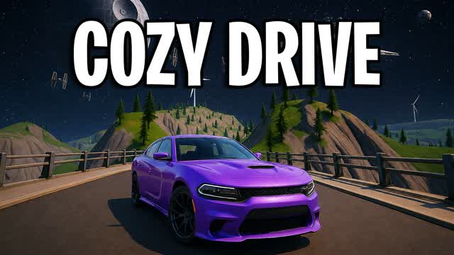 ☀️Cozy Drive 🌄 FFA — Fortnite Creative map cover art