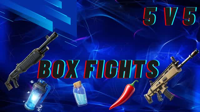 Box Fights 5 V 5: LO MEJOR — Fortnite Creative map cover art