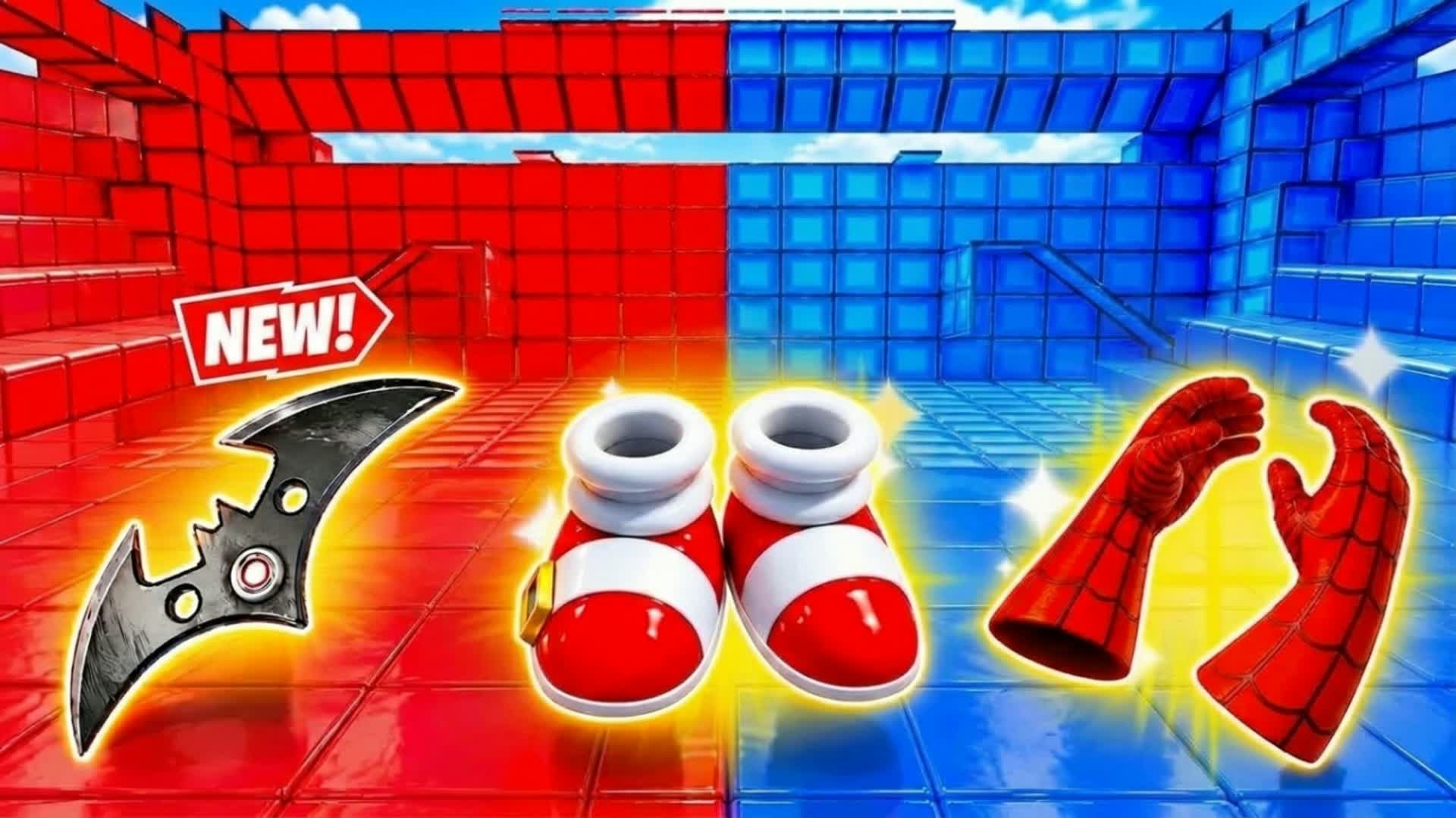 RED VS BLUE EPICS BATTLE 🔴🔵 — Fortnite Creative map