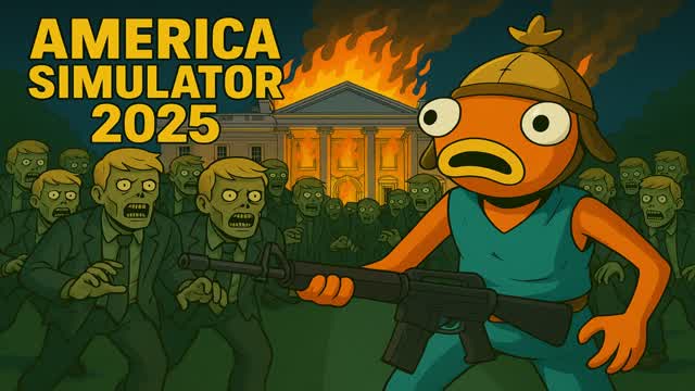 America Simulator 2025 — Fortnite Creative map cover art