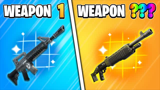 SUPER GUN GAME 🎯 — Fortnite Creative map