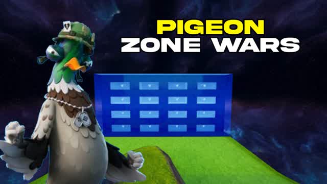 🕊️ *NEW* 🕊️ PIGEON ZONE WARS 🕊️ — Fortnite Creative map cover art
