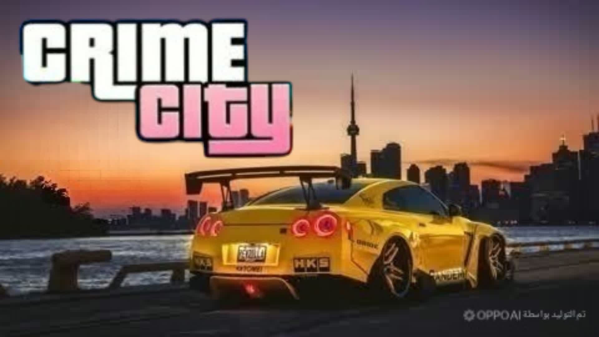 THE CRIME CITY RP 💯 — Fortnite Creative map
