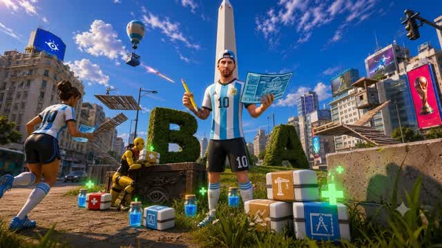 BUILD ARGENTINA PVP 💙🤍💙 — Fortnite Creative map cover art