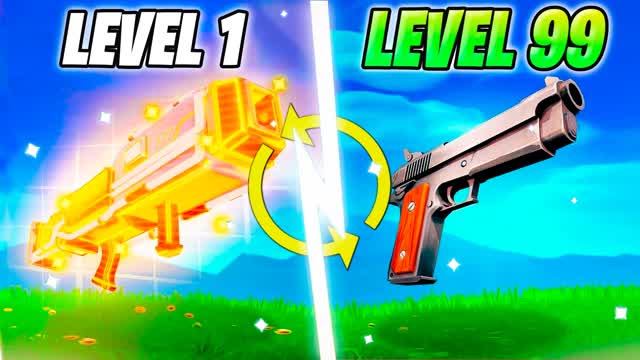 REVERSE GUN GAME 🔄 — Fortnite Creative map
