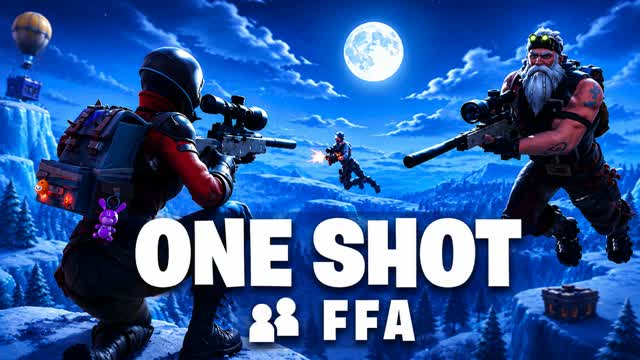 ONE SHOT - FFA — Fortnite Creative map