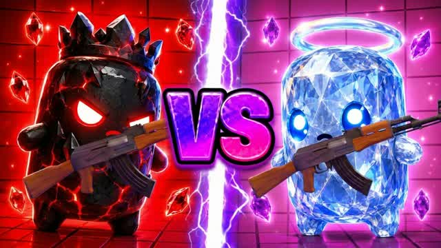 SUPER RED VS BLUE CONSOLE🔴🔵 — Fortnite Creative map