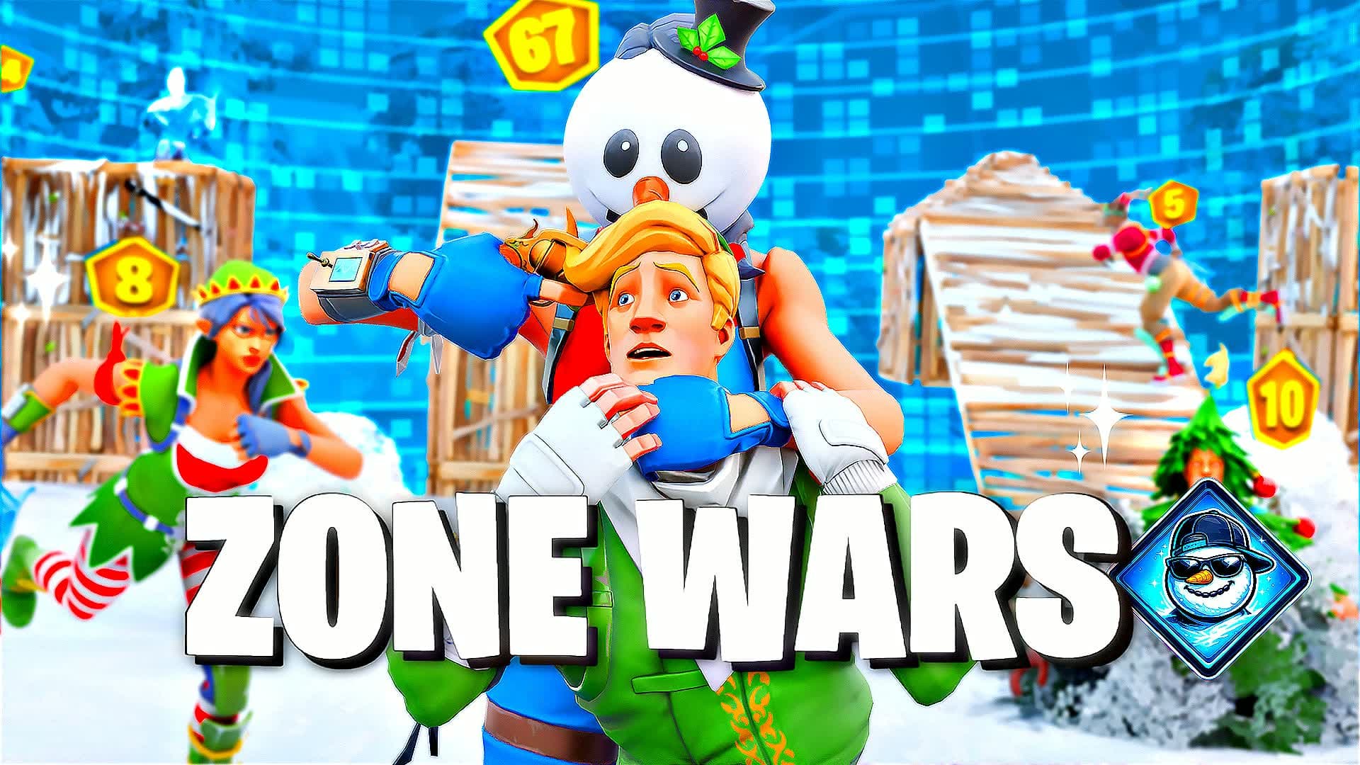 ⛄️SNOW! ZONE WARS — Fortnite Creative map