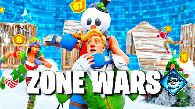 ⛄️SNOW! ZONE WARS — Fortnite Creative map